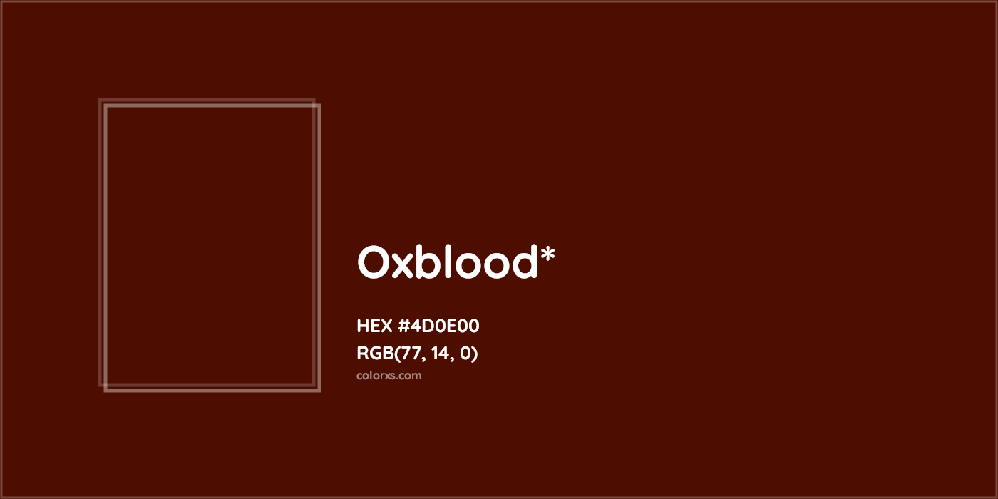 HEX #4D0E00 Color Name, Color Code, Palettes, Similar Paints, Images