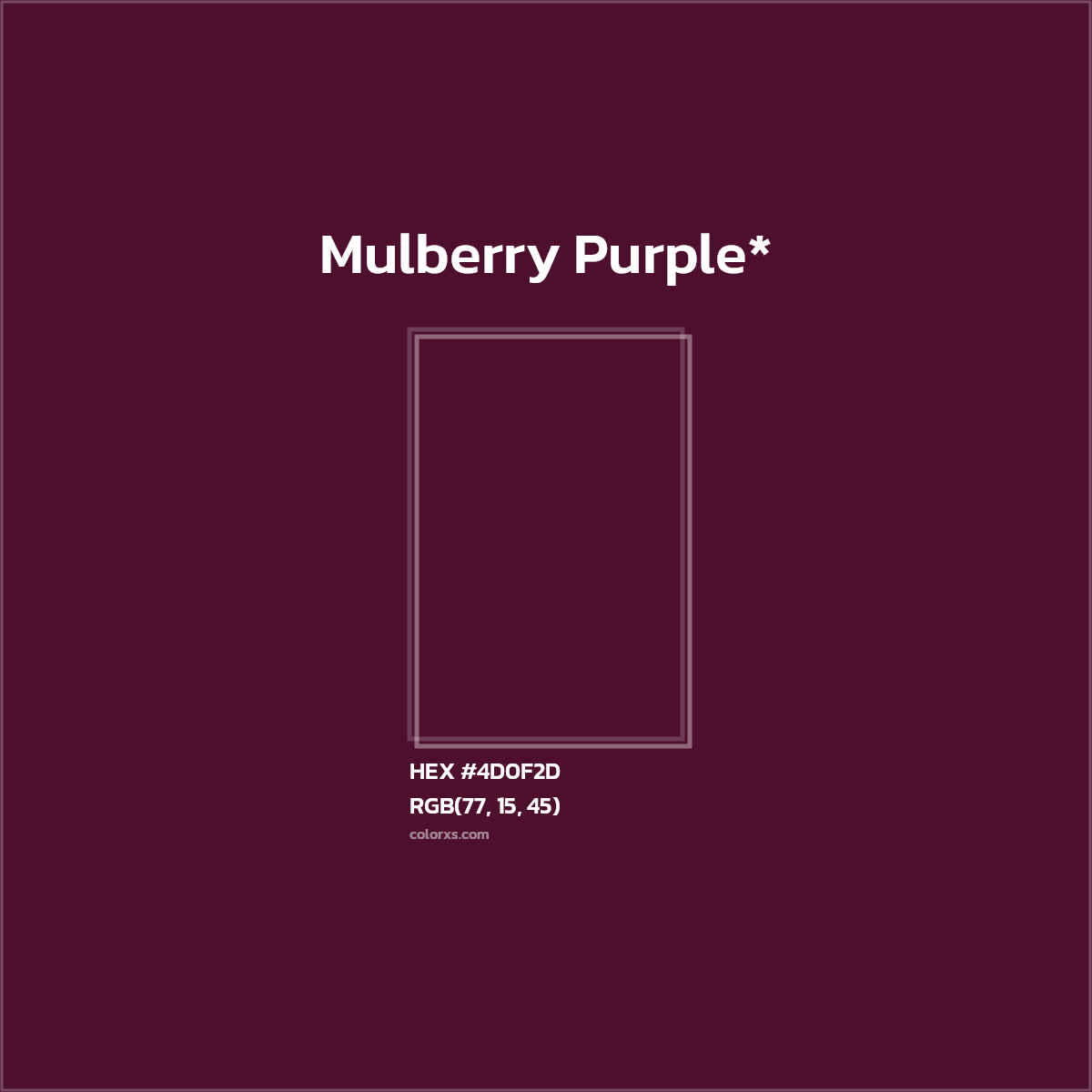 HEX #4D0F2D Color Name, Color Code, Palettes, Similar Paints, Images