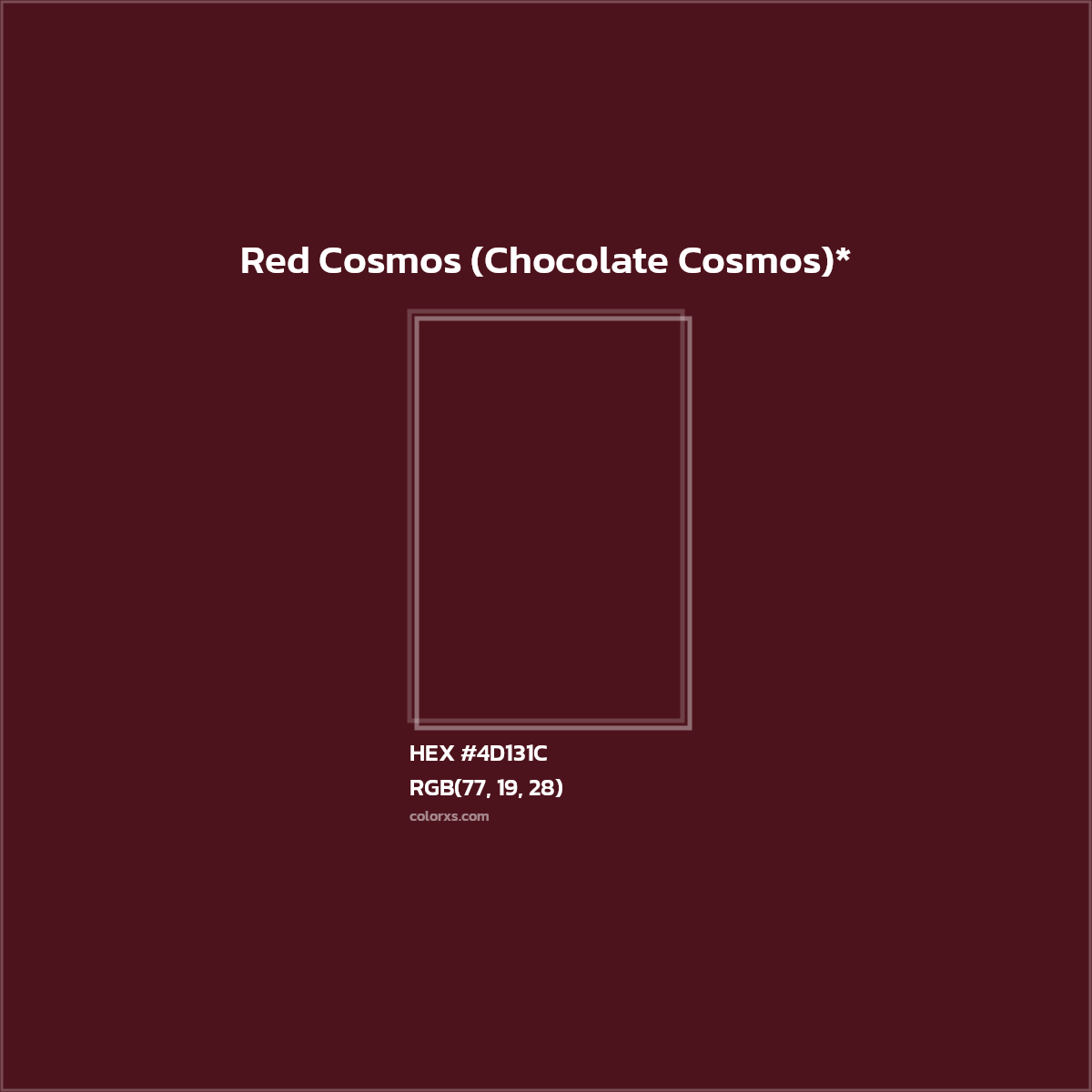HEX #4D131C Color Name, Color Code, Palettes, Similar Paints, Images