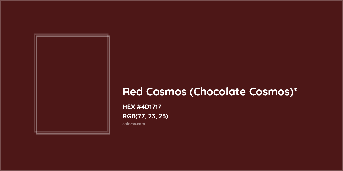 HEX #4D1717 Color Name, Color Code, Palettes, Similar Paints, Images