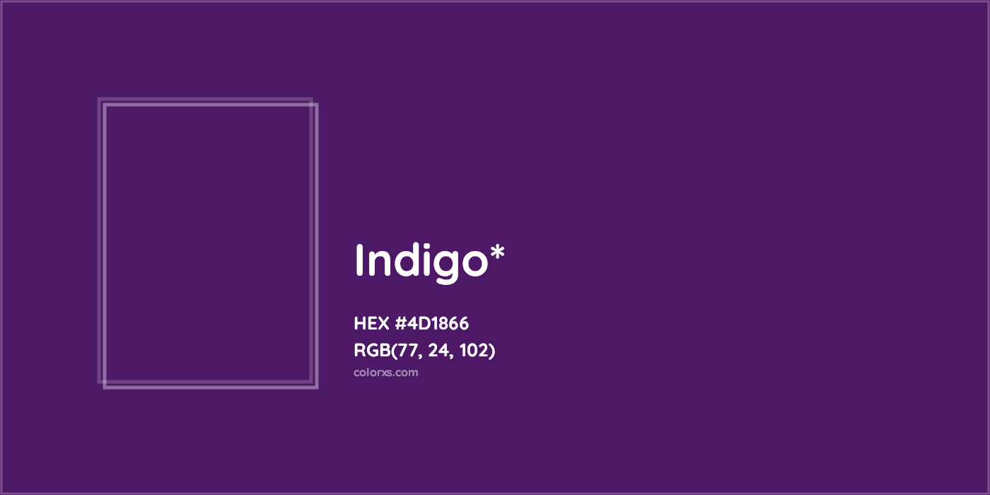 HEX #4D1866 Color Name, Color Code, Palettes, Similar Paints, Images