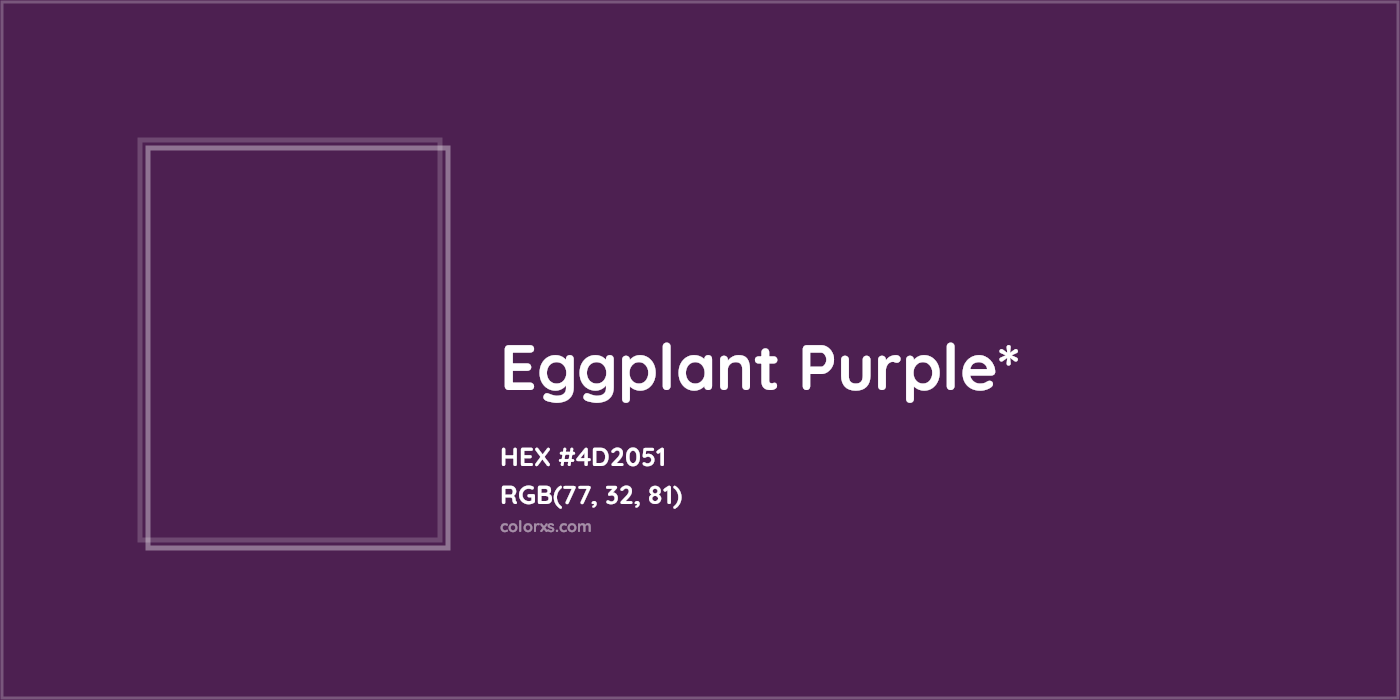 HEX #4D2051 Color Name, Color Code, Palettes, Similar Paints, Images