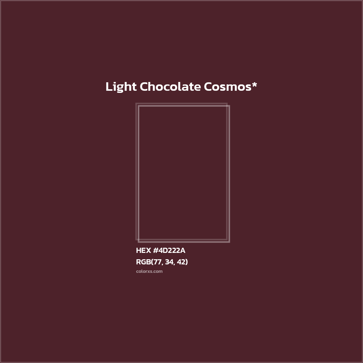 HEX #4D222A Color Name, Color Code, Palettes, Similar Paints, Images