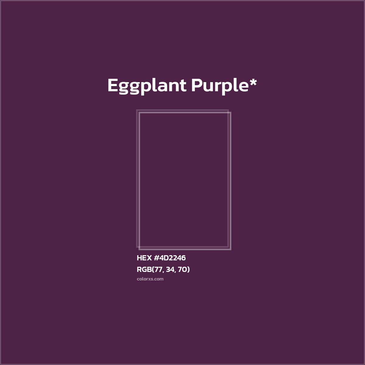 HEX #4D2246 Color Name, Color Code, Palettes, Similar Paints, Images