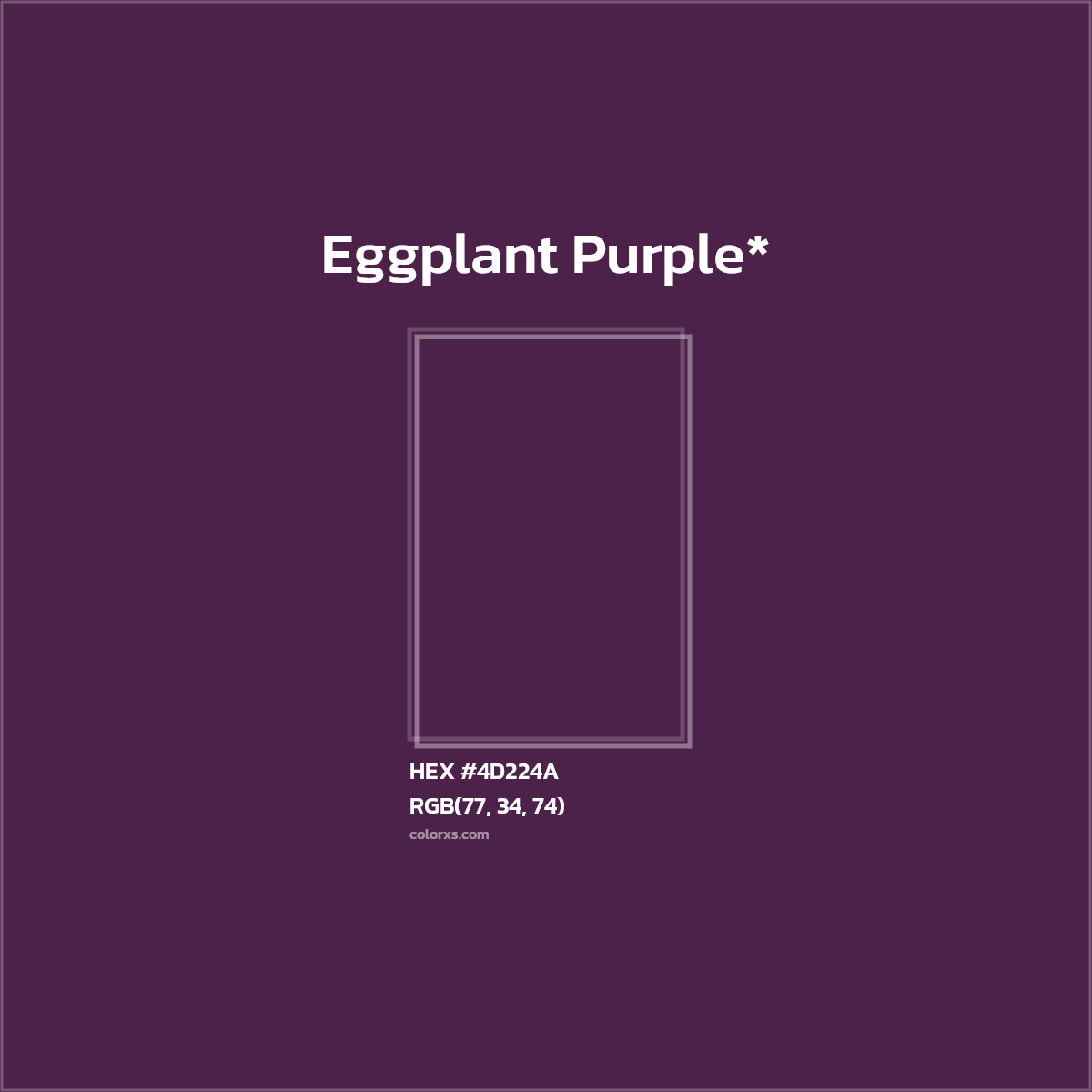 HEX #4D224A Color Name, Color Code, Palettes, Similar Paints, Images