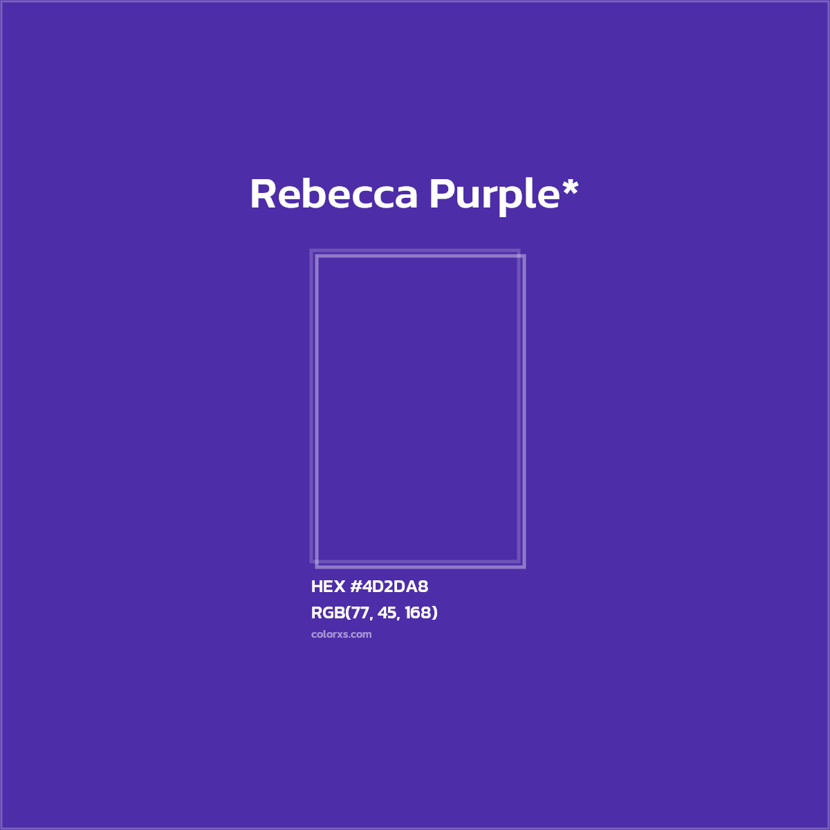 HEX #4D2DA8 Color Name, Color Code, Palettes, Similar Paints, Images