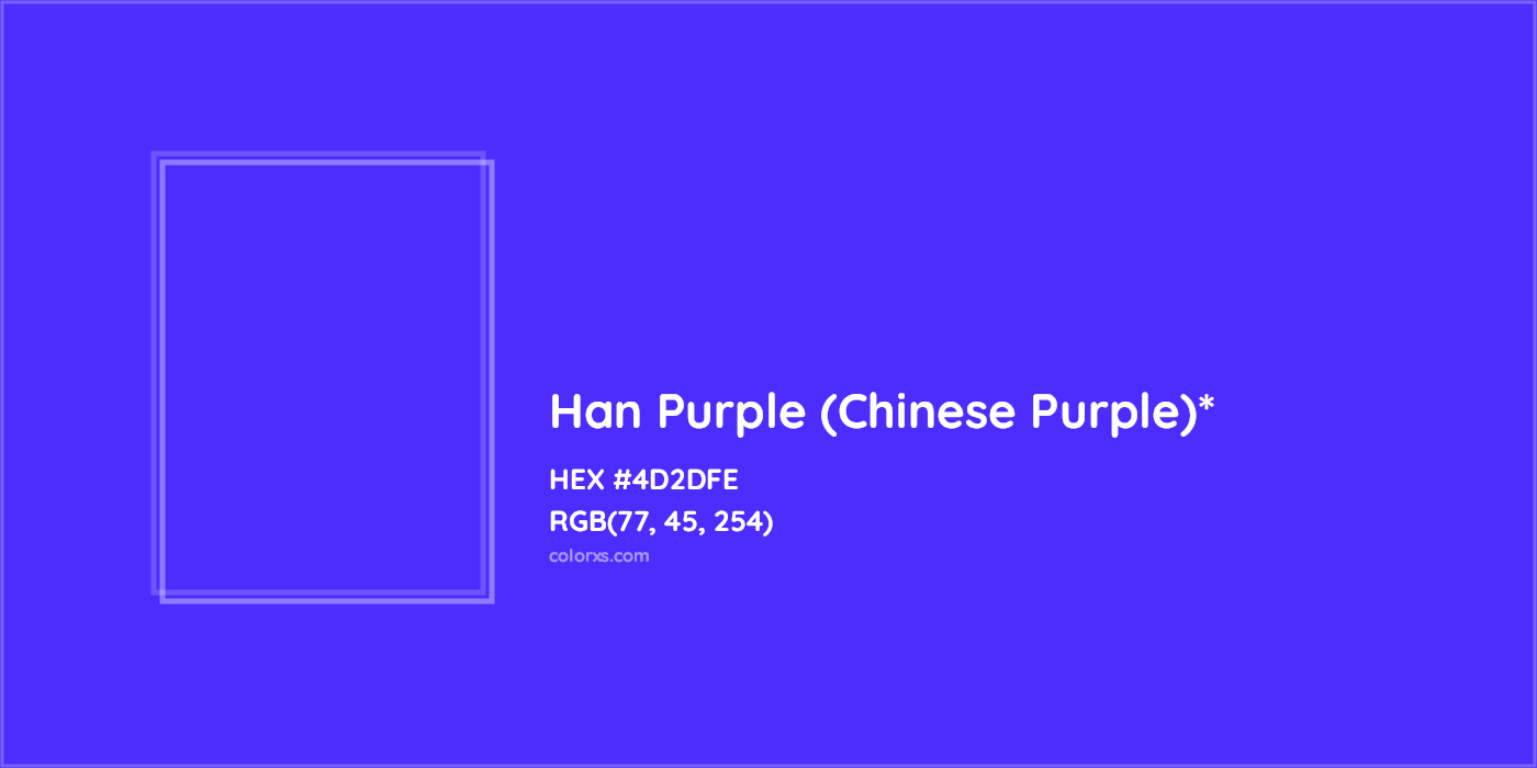 HEX #4D2DFE Color Name, Color Code, Palettes, Similar Paints, Images