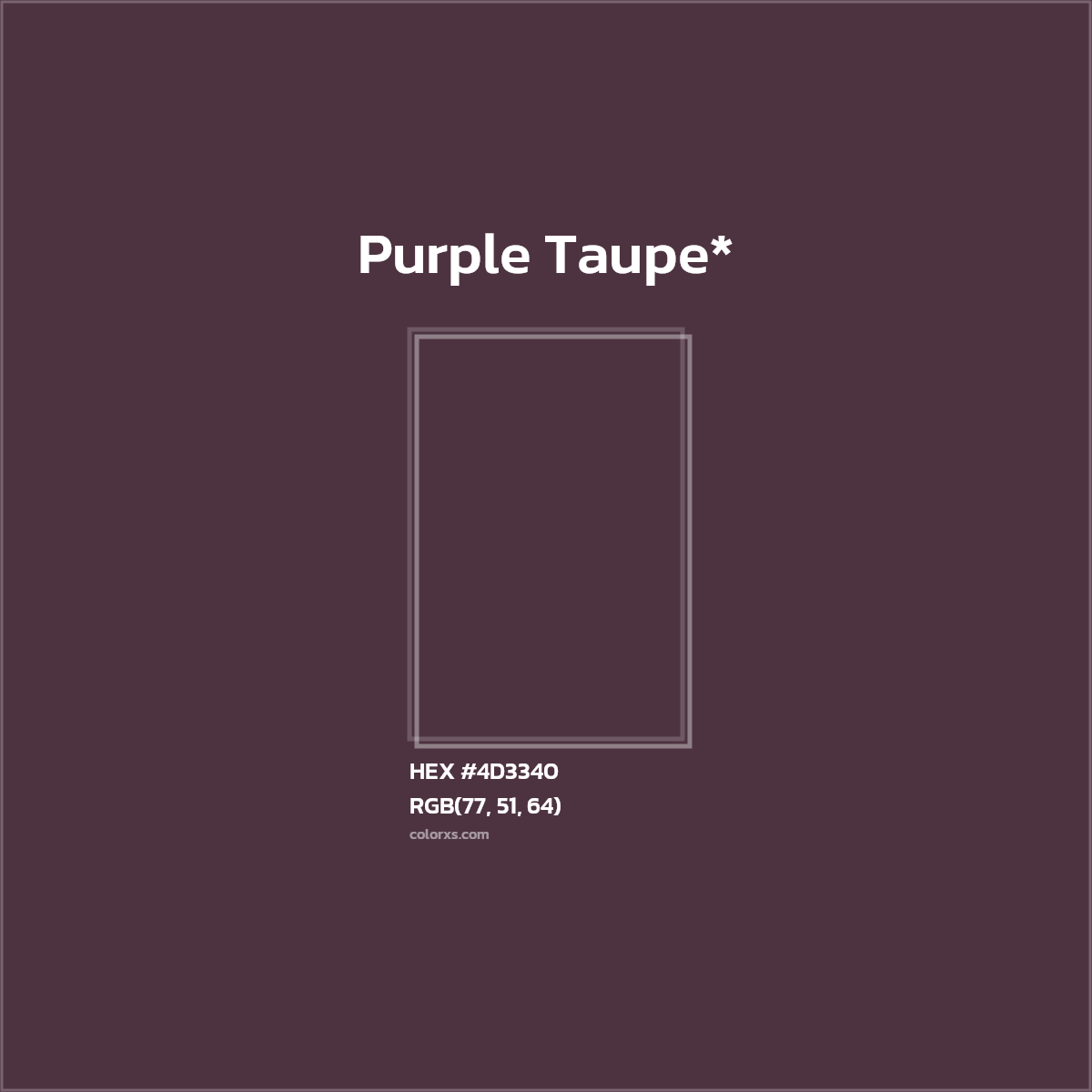 HEX #4D3340 Color Name, Color Code, Palettes, Similar Paints, Images