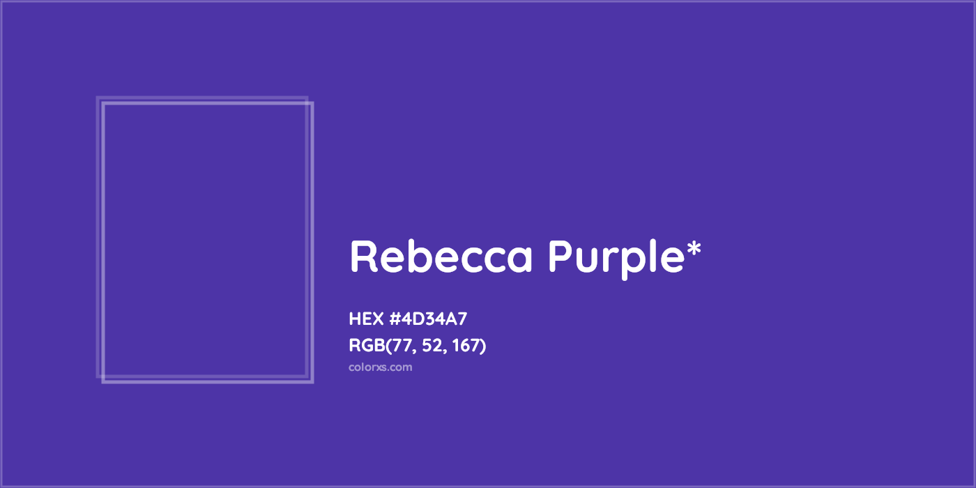 HEX #4D34A7 Color Name, Color Code, Palettes, Similar Paints, Images