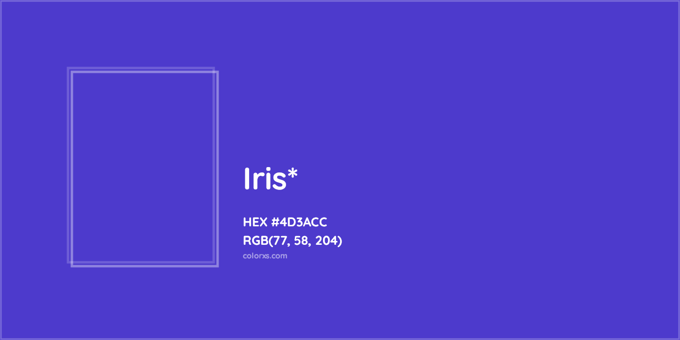 HEX #4D3ACC Color Name, Color Code, Palettes, Similar Paints, Images