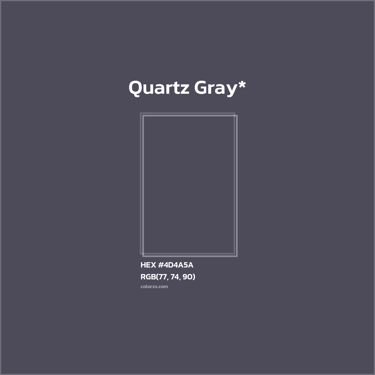 HEX #4D4A5A Color Name, Color Code, Palettes, Similar Paints, Images