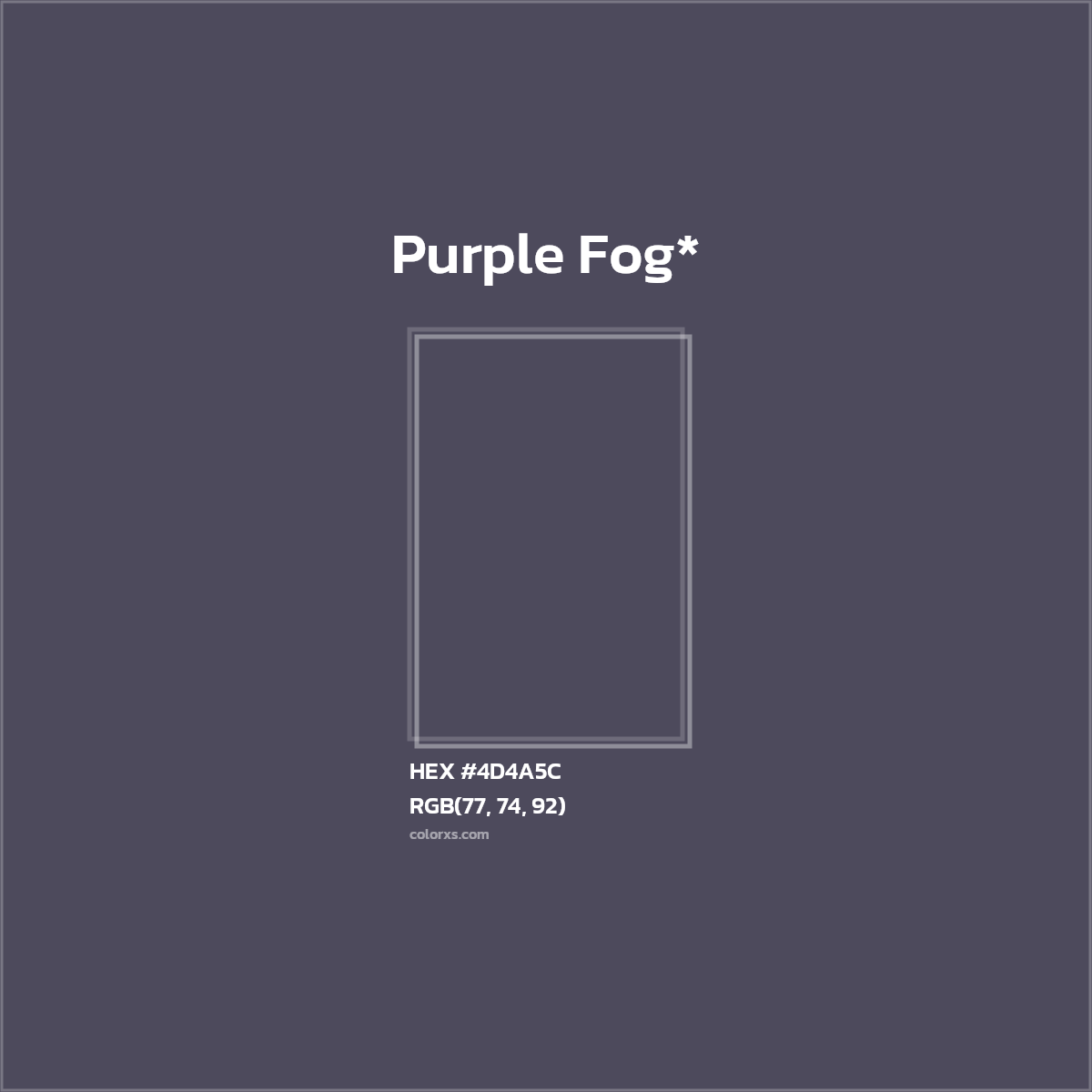 HEX #4D4A5C Color Name, Color Code, Palettes, Similar Paints, Images