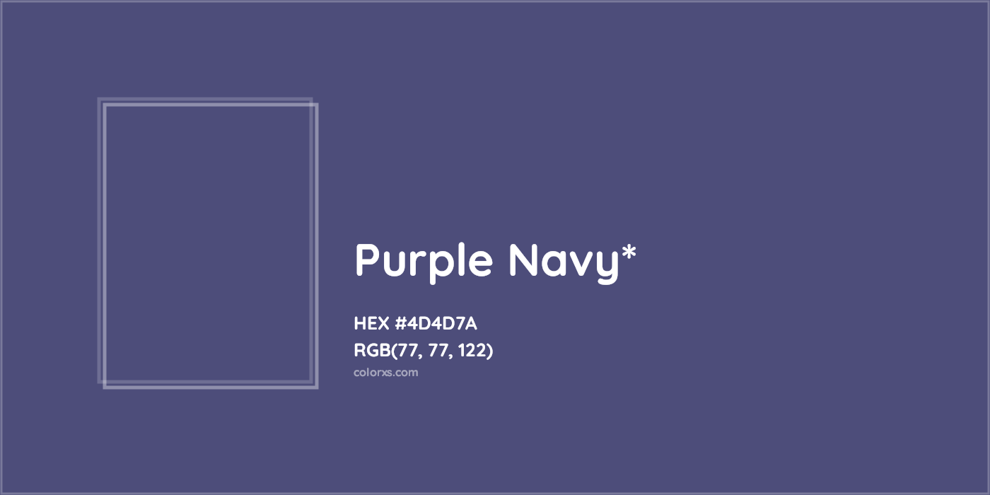HEX #4D4D7A Color Name, Color Code, Palettes, Similar Paints, Images