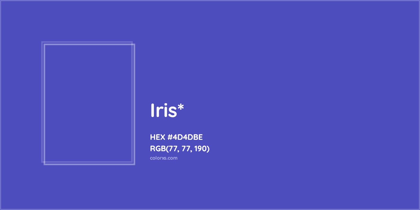 HEX #4D4DBE Color Name, Color Code, Palettes, Similar Paints, Images