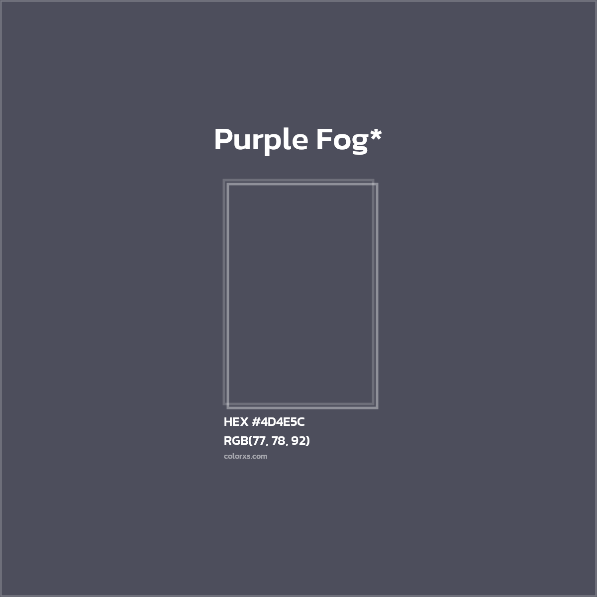 HEX #4D4E5C Color Name, Color Code, Palettes, Similar Paints, Images