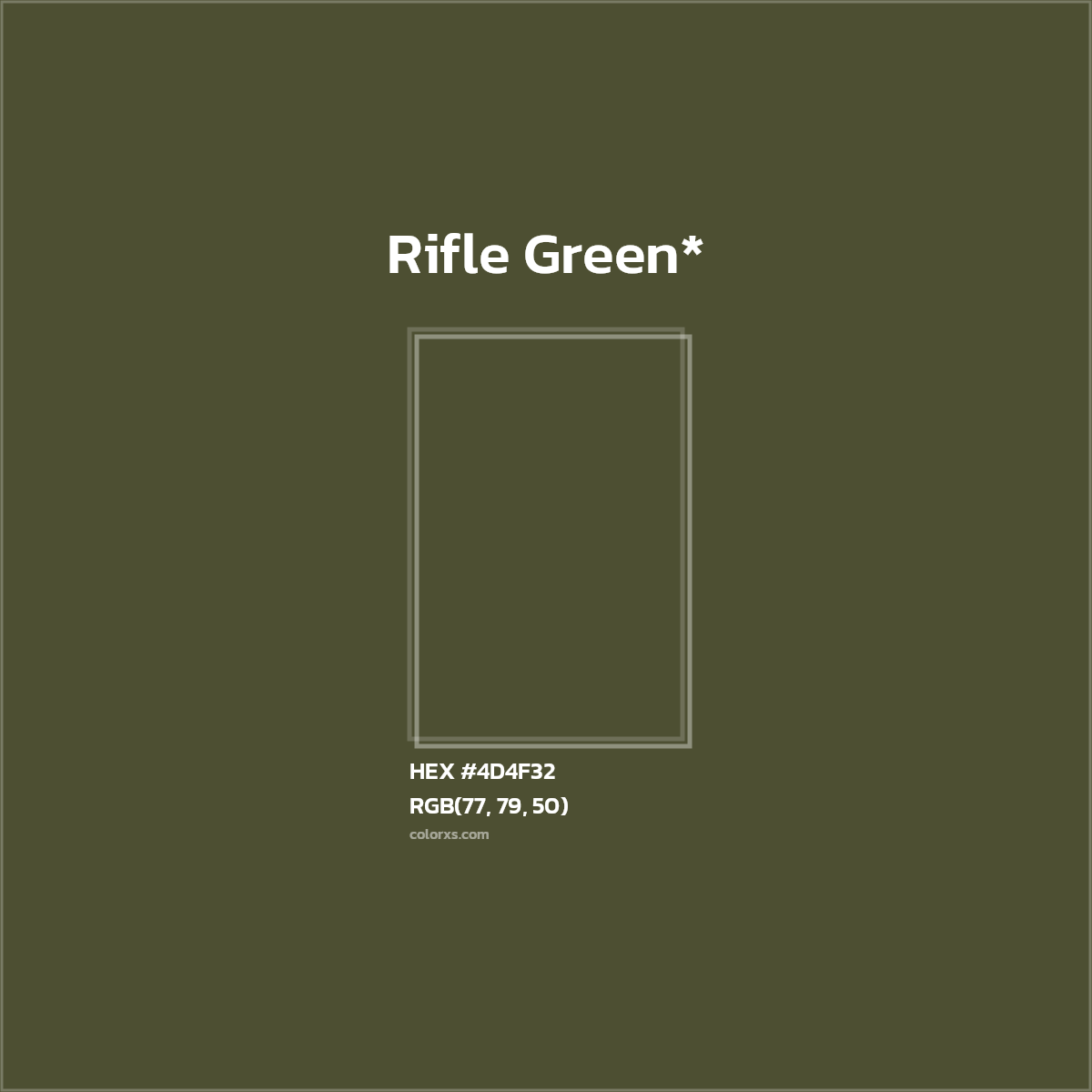 HEX #4D4F32 Color Name, Color Code, Palettes, Similar Paints, Images