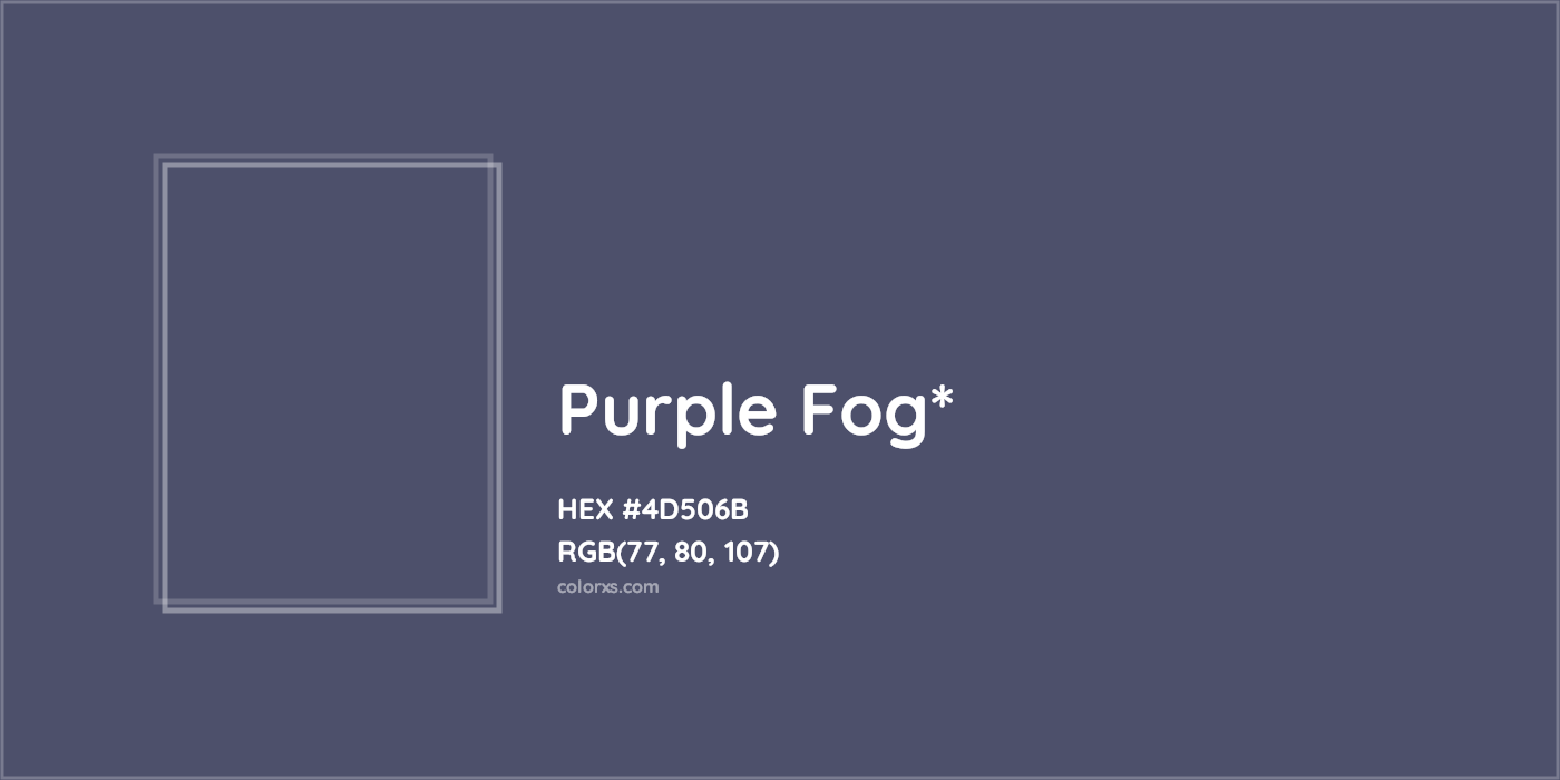HEX #4D506B Color Name, Color Code, Palettes, Similar Paints, Images