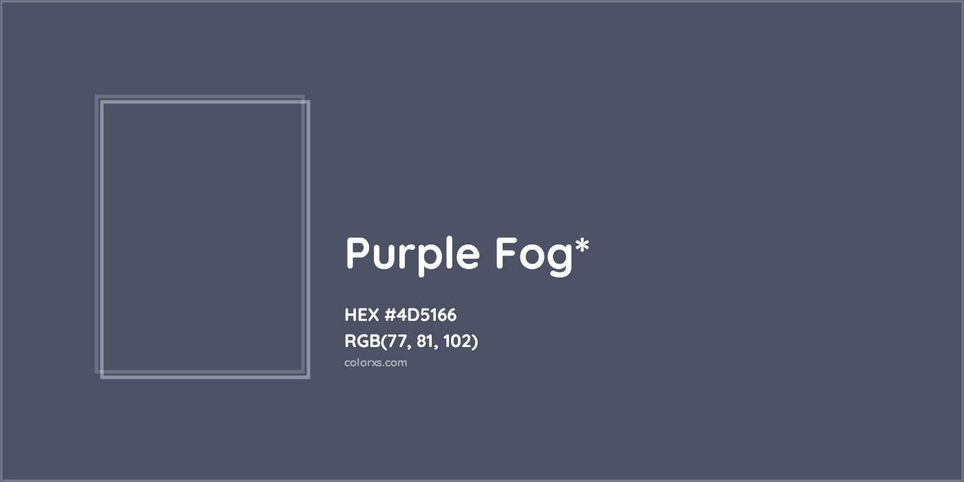 HEX #4D5166 Color Name, Color Code, Palettes, Similar Paints, Images