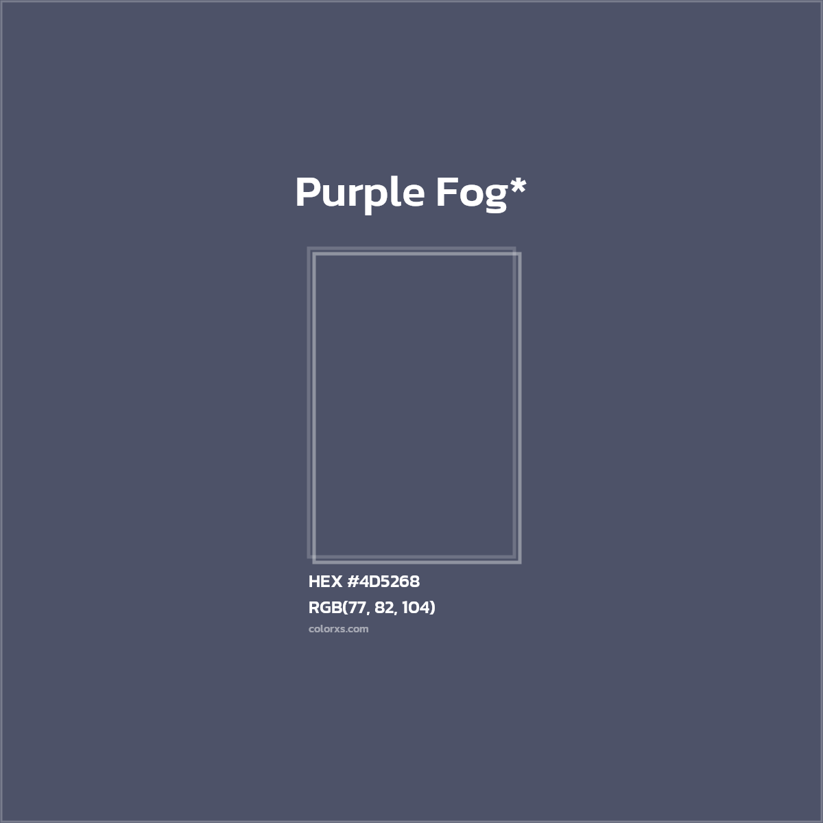 HEX #4D5268 Color Name, Color Code, Palettes, Similar Paints, Images