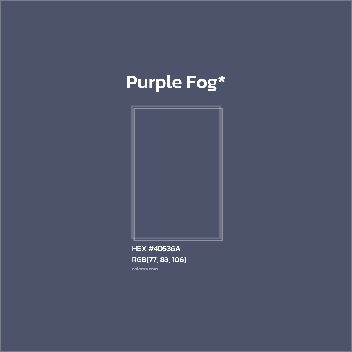 HEX #4D536A Color Name, Color Code, Palettes, Similar Paints, Images