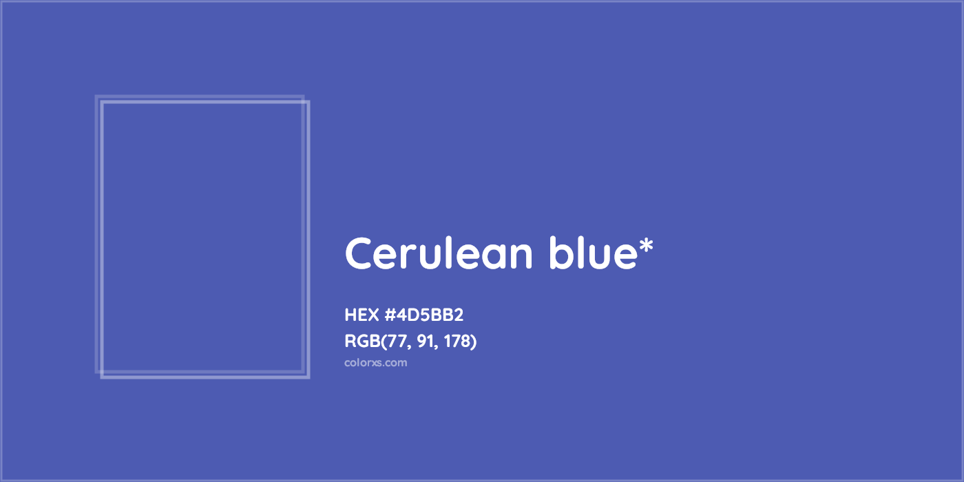 HEX #4D5BB2 Color Name, Color Code, Palettes, Similar Paints, Images