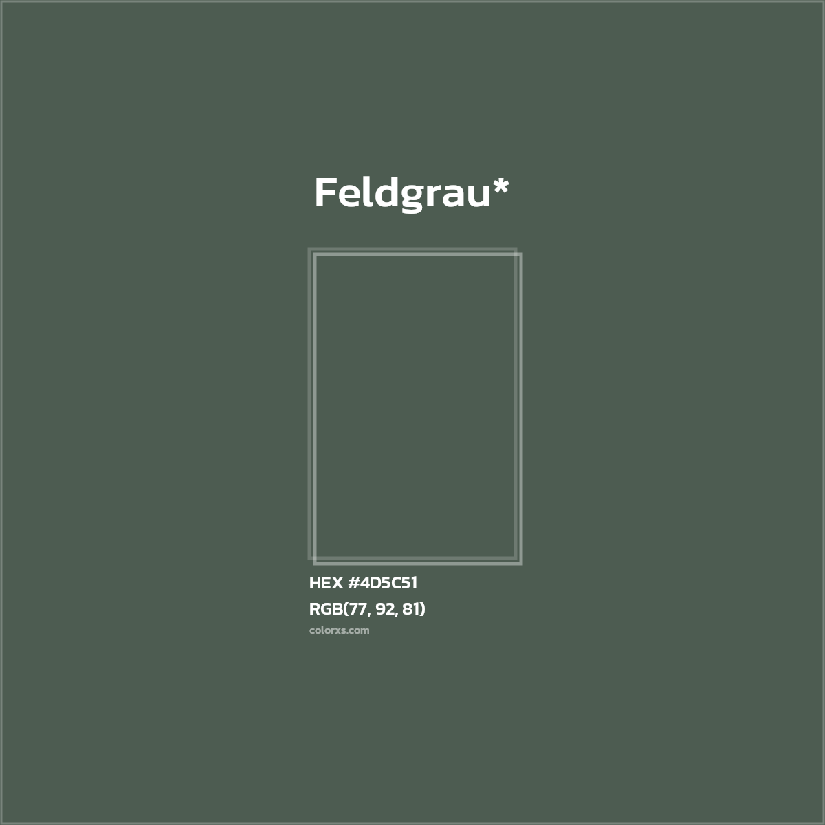 HEX #4D5C51 Color Name, Color Code, Palettes, Similar Paints, Images