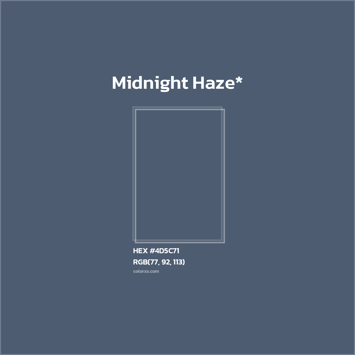 HEX #4D5C71 Color Name, Color Code, Palettes, Similar Paints, Images