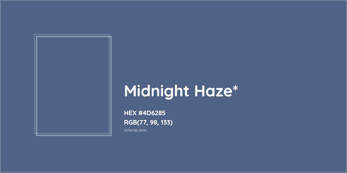 HEX #4D6285 Color Name, Color Code, Palettes, Similar Paints, Images