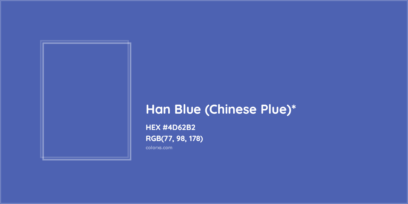 HEX #4D62B2 Color Name, Color Code, Palettes, Similar Paints, Images
