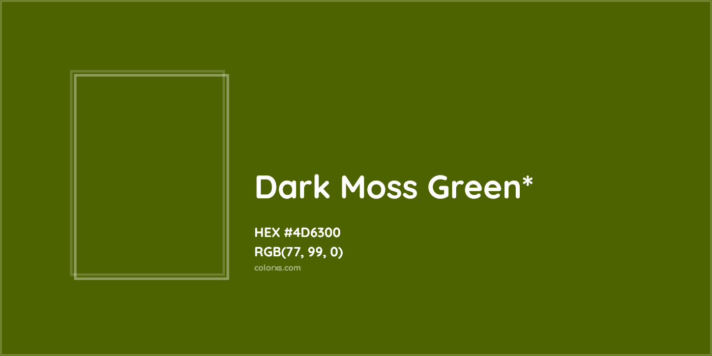 HEX #4D6300 Color Name, Color Code, Palettes, Similar Paints, Images