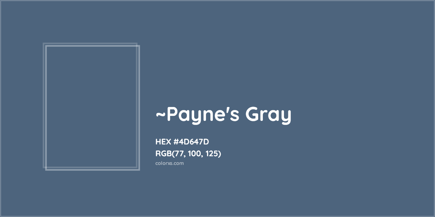 HEX #4D647D Color Name, Color Code, Palettes, Similar Paints, Images