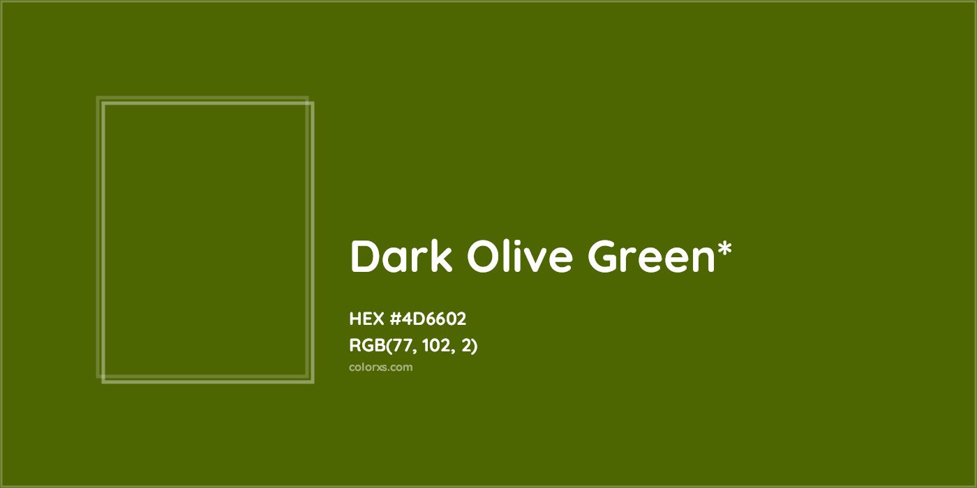 HEX #4D6602 Color Name, Color Code, Palettes, Similar Paints, Images