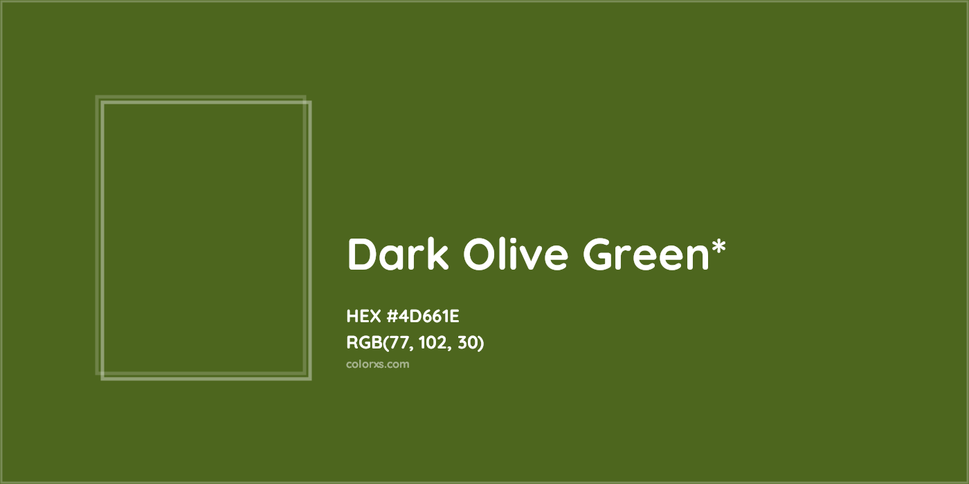 HEX #4D661E Color Name, Color Code, Palettes, Similar Paints, Images