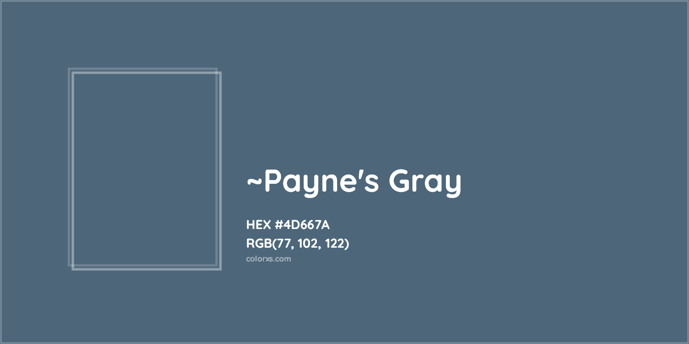 HEX #4D667A Color Name, Color Code, Palettes, Similar Paints, Images