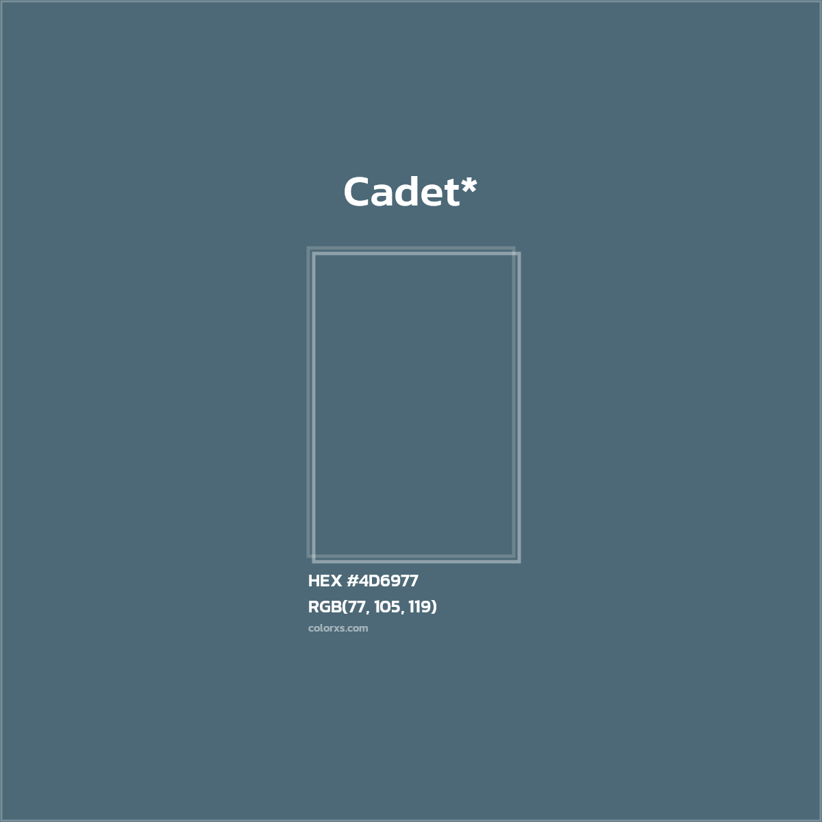 HEX #4D6977 Color Name, Color Code, Palettes, Similar Paints, Images