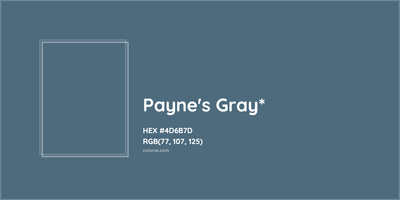 HEX #4D6B7D Color Name, Color Code, Palettes, Similar Paints, Images
