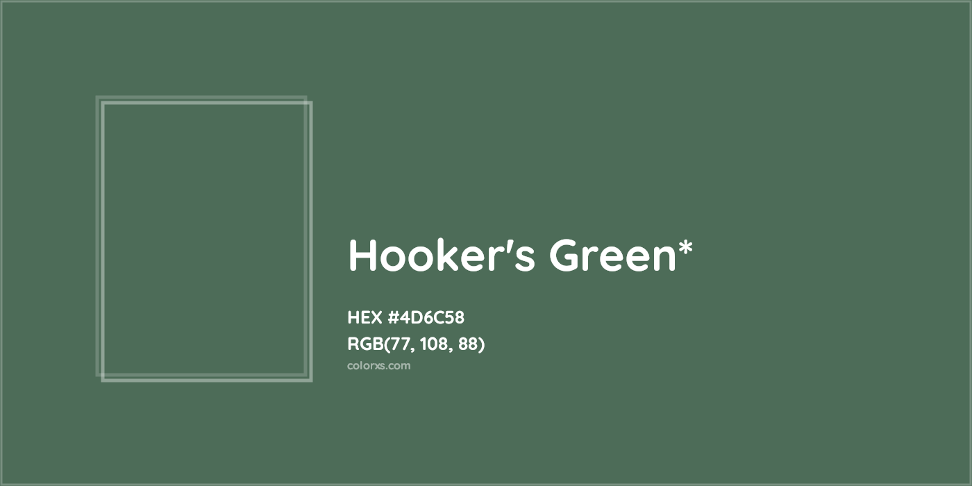 HEX #4D6C58 Color Name, Color Code, Palettes, Similar Paints, Images