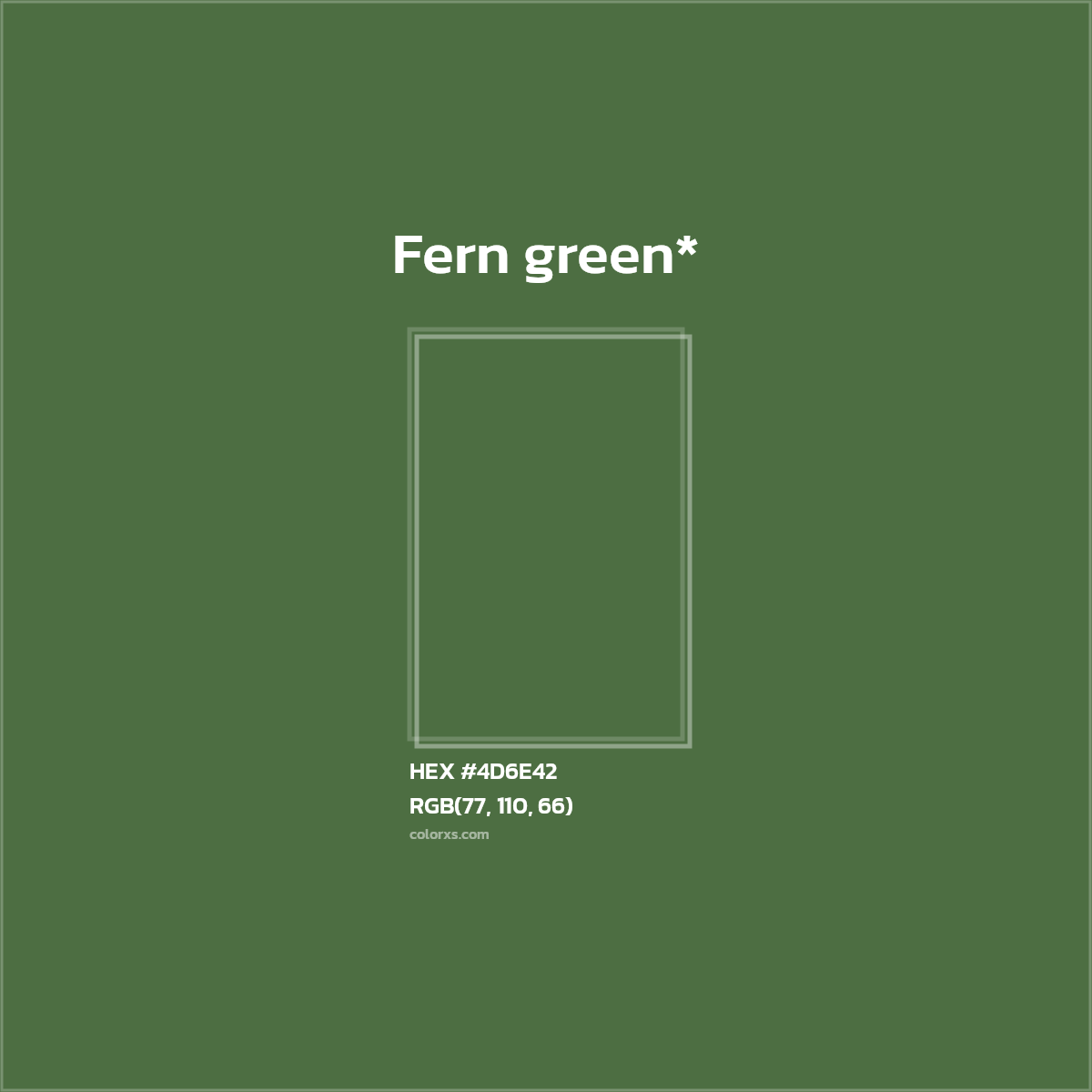 HEX #4D6E42 Color Name, Color Code, Palettes, Similar Paints, Images