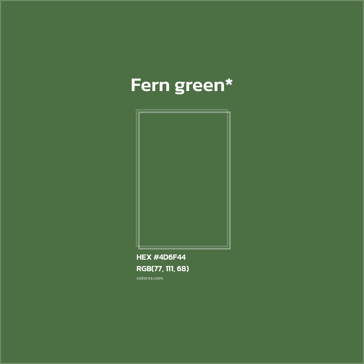 HEX #4D6F44 Color Name, Color Code, Palettes, Similar Paints, Images