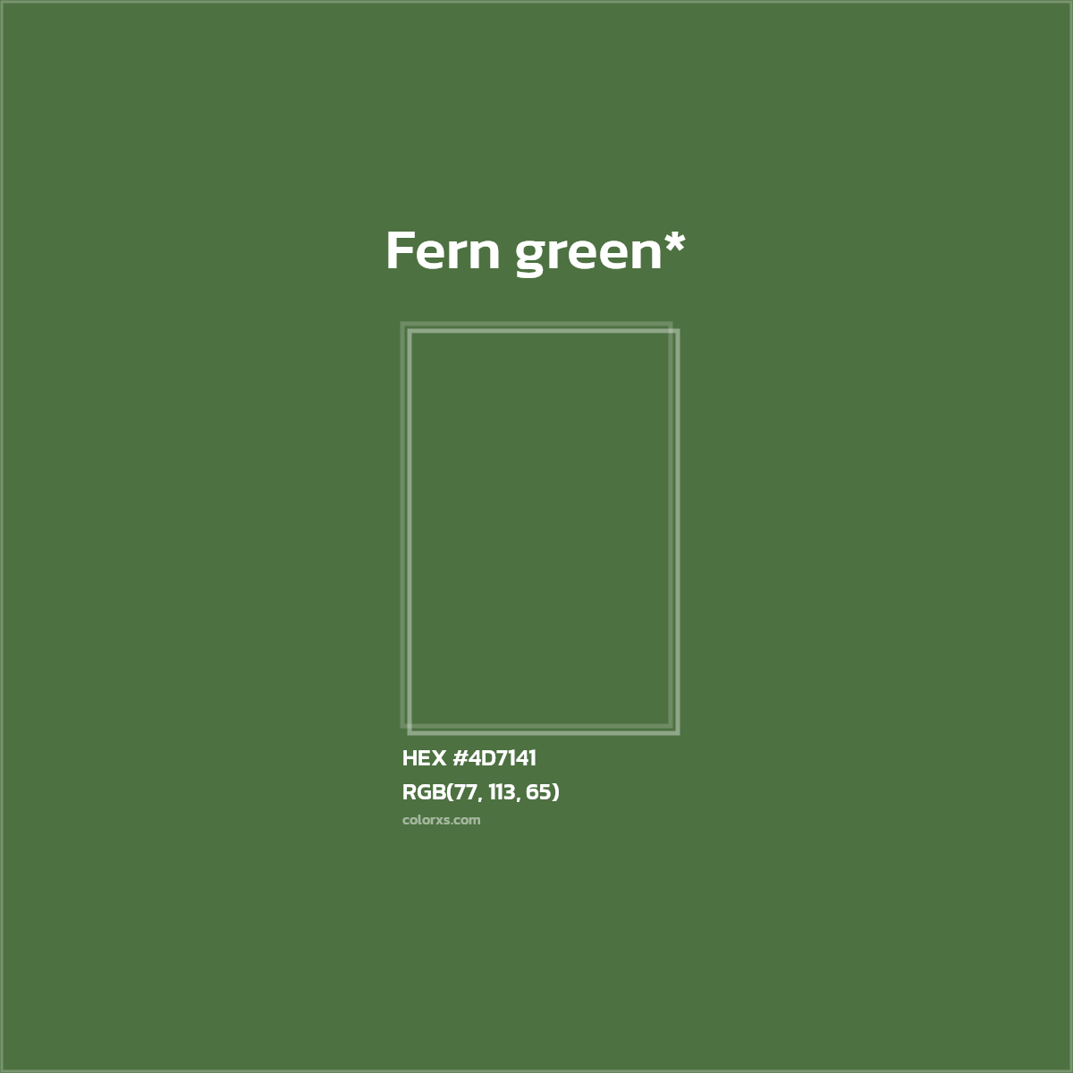 HEX #4D7141 Color Name, Color Code, Palettes, Similar Paints, Images