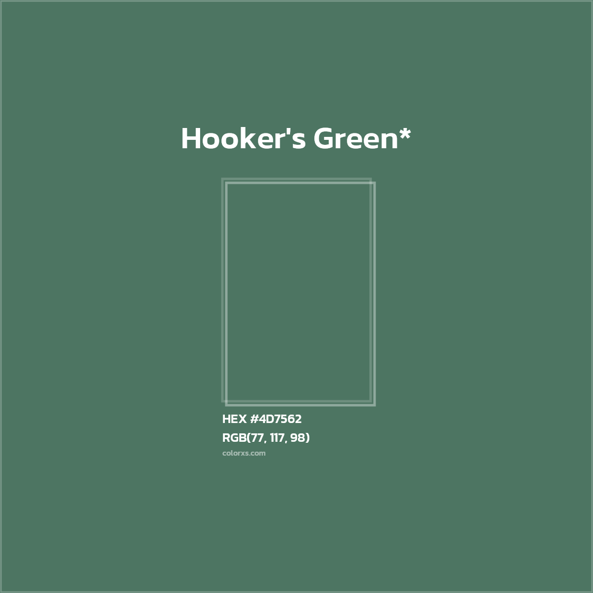 HEX #4D7562 Color Name, Color Code, Palettes, Similar Paints, Images
