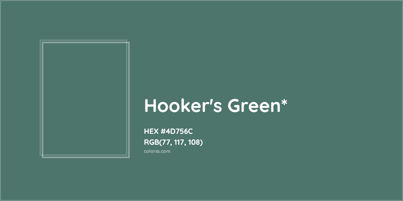 HEX #4D756C Color Name, Color Code, Palettes, Similar Paints, Images