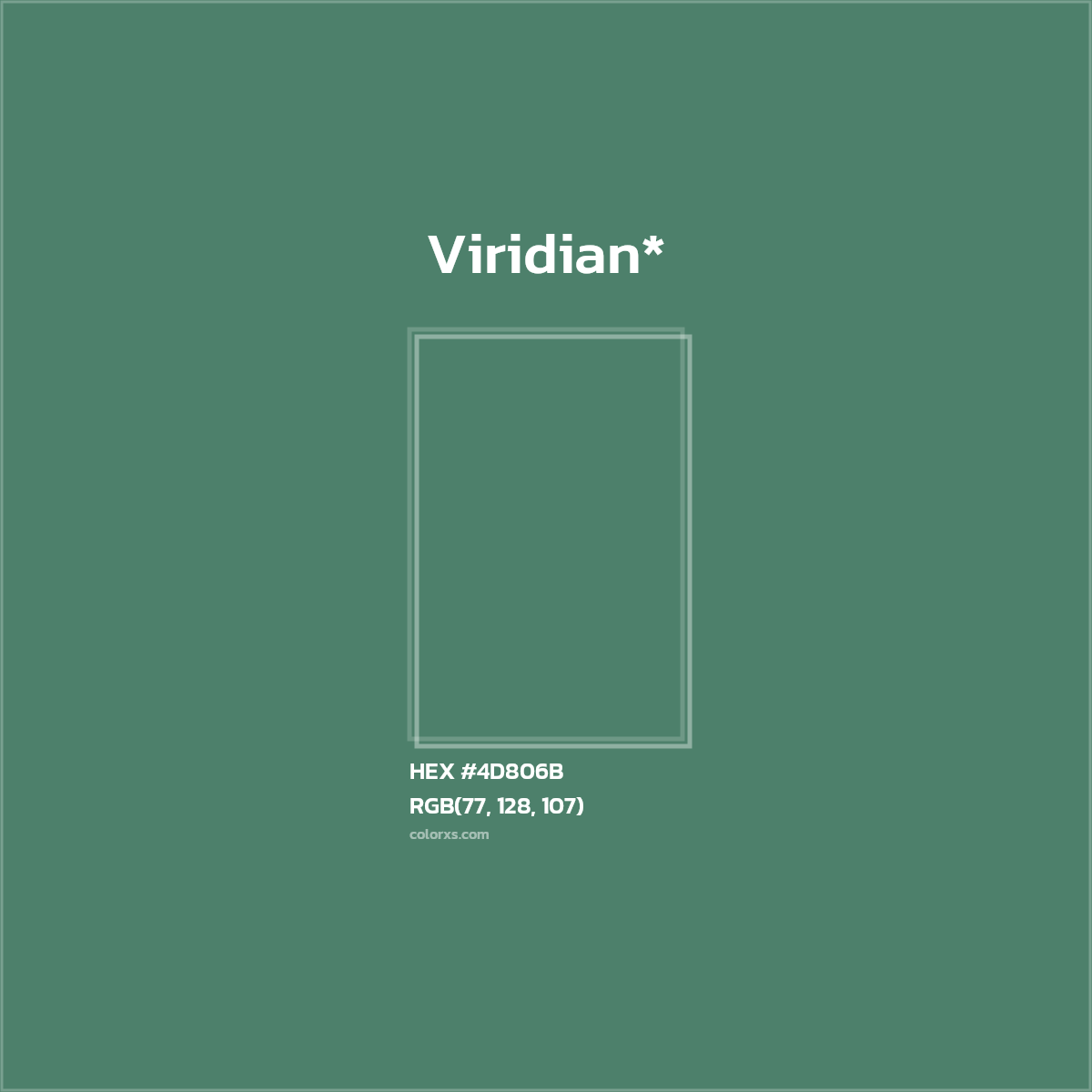 HEX #4D806B Color Name, Color Code, Palettes, Similar Paints, Images