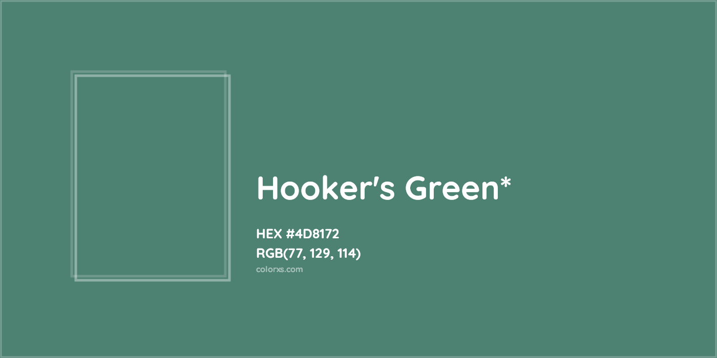 HEX #4D8172 Color Name, Color Code, Palettes, Similar Paints, Images