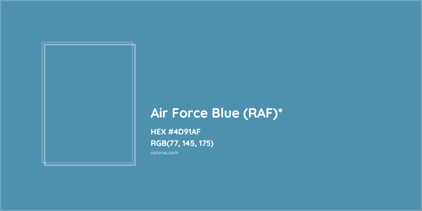 HEX #4D91AF Color Name, Color Code, Palettes, Similar Paints, Images
