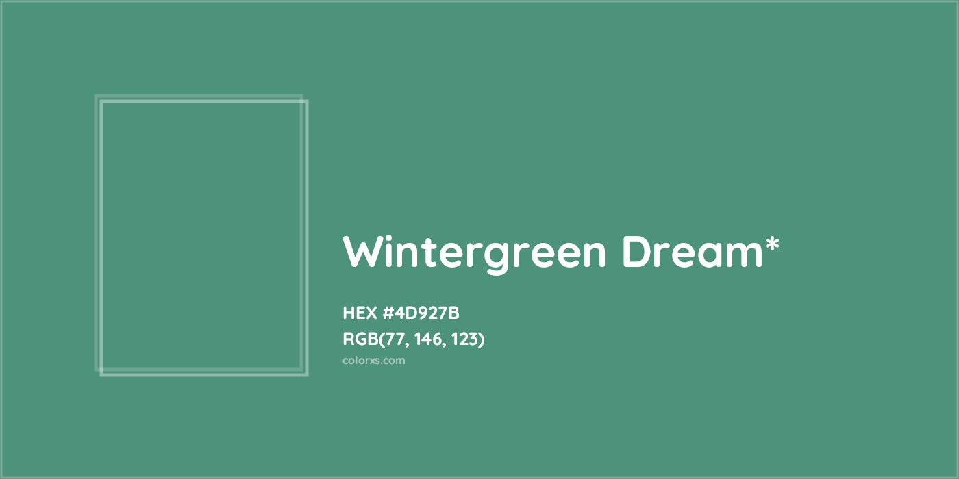 HEX #4D927B Color Name, Color Code, Palettes, Similar Paints, Images