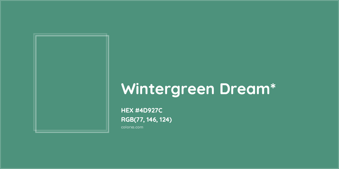 HEX #4D927C Color Name, Color Code, Palettes, Similar Paints, Images