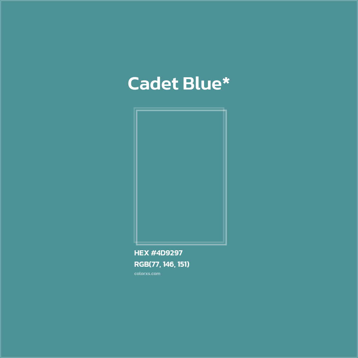 HEX #4D9297 Color Name, Color Code, Palettes, Similar Paints, Images