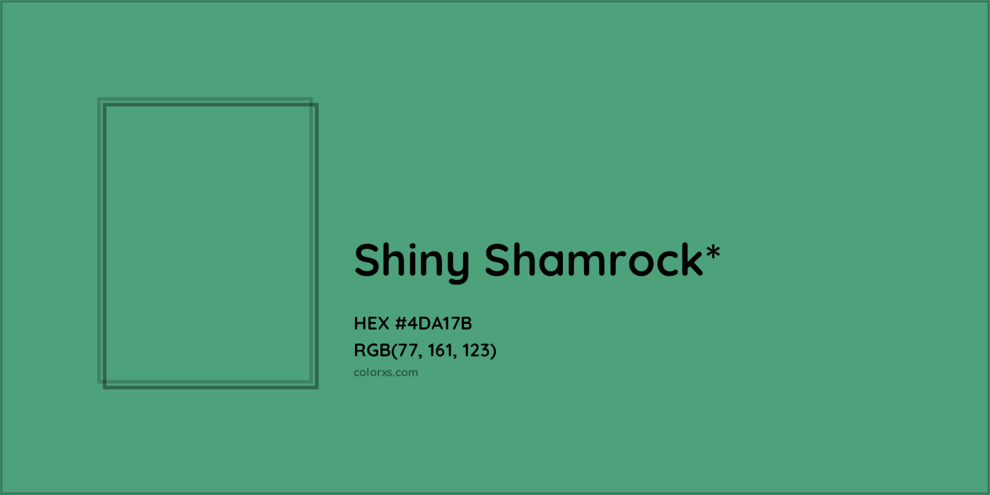 HEX #4DA17B Color Name, Color Code, Palettes, Similar Paints, Images