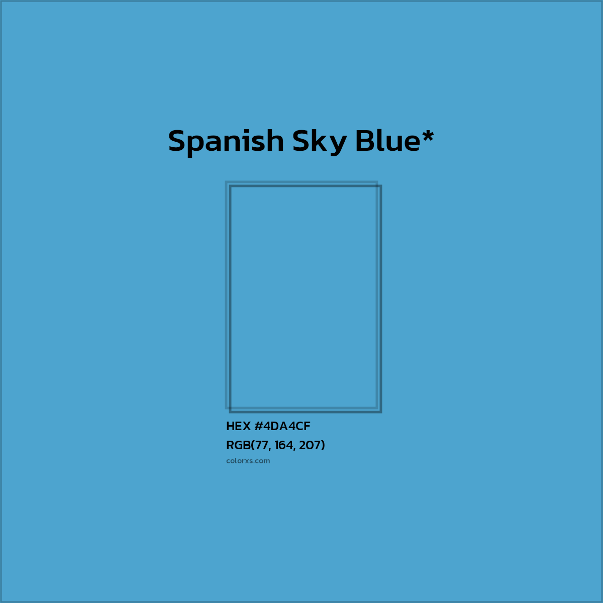 HEX #4DA4CF Color Name, Color Code, Palettes, Similar Paints, Images